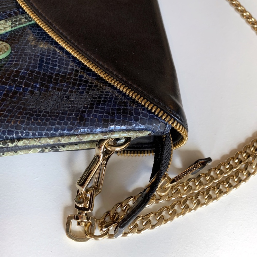 Rebecca Minkoff Maria Convertible Python Clutch - image 8